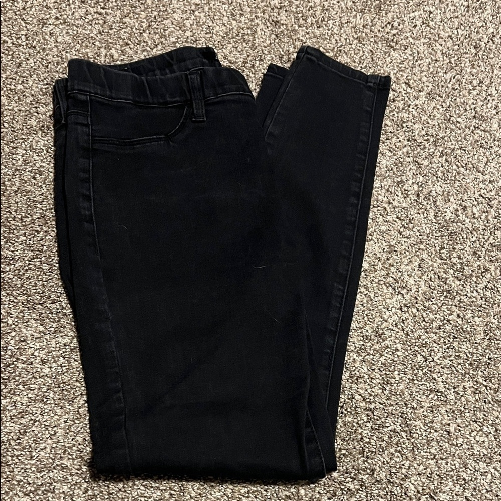Judy Blue elastic waist black skinny fit jeans - Picture 1 of 6